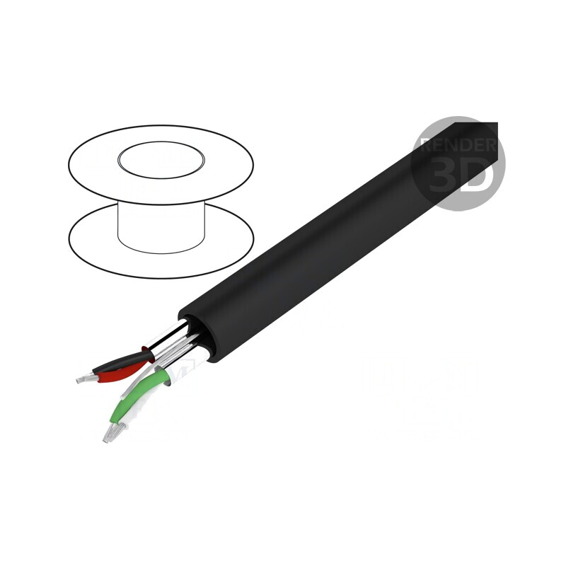 Cablu Transmisie Date RS485 2x2x22AWG Exterior | Electronic-mag.ro | Componente Electronice