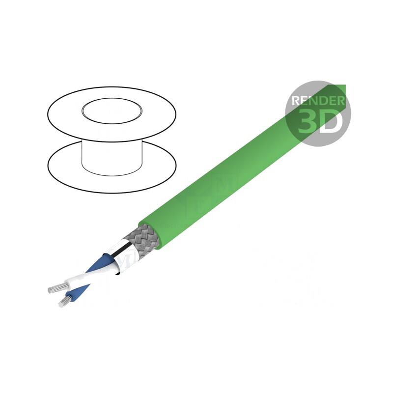 Cablu Transmisie Date RS485 1x2x0,22mm2 Cu LSZH | Electronic-mag.ro | Componente Electronice