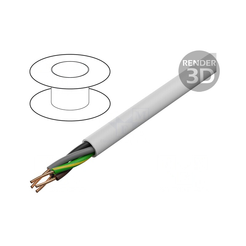 Cablu Electric Alb 4G1mm2 100m | Electronic-mag.ro | Componente Electronice