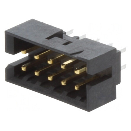 Soclu PCB-cablu 2mm 10 PIN aurit | Electronic-mag.ro | Componente Electronice