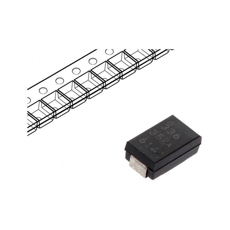 Condensator tantal-polimer low ESR 100uF 16V SMD | Electronic-mag.ro | Componente Electronice Condensator tantal-polimer low ESR 100uF 16V SMD | Electronic-mag.ro | Componente Electronice
