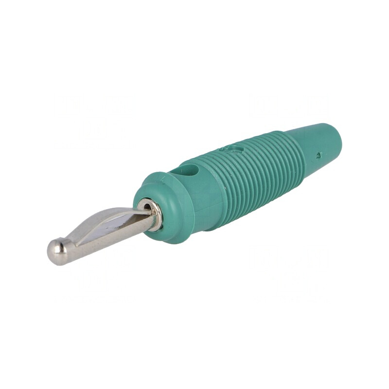 Mufă banană verde 4mm 16A 60VDC 1,5mm2 nichelat | Electronic-mag.ro | Componente Electronice Mufă banană verde 4mm 16A 60VDC 1,5mm2 nichelat | Electronic-mag.ro | Componente Electronice
