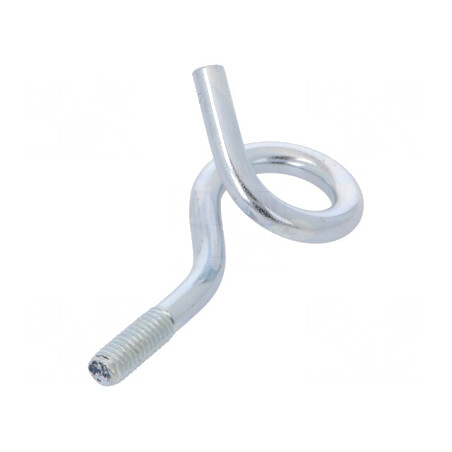Cârlig inelar oțel zincat 60mm | Electronic-mag.ro | Componente Electronice