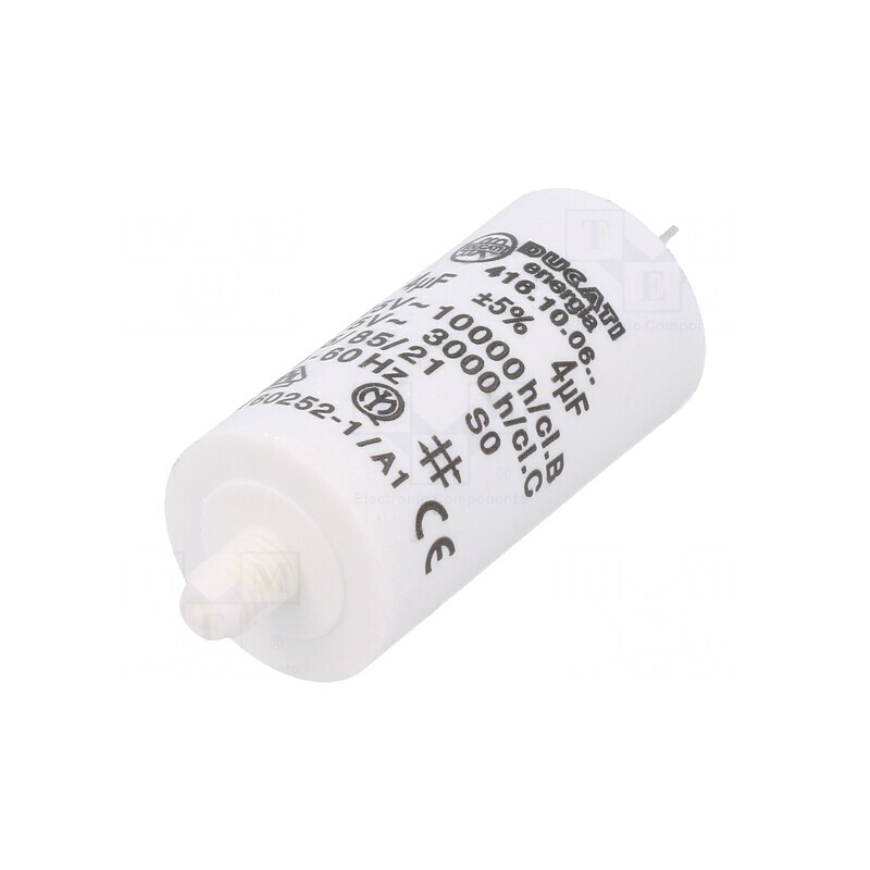 Condensator Motor 4uF 475VAC ±5% | Electronic-mag.ro | Componente Electronice