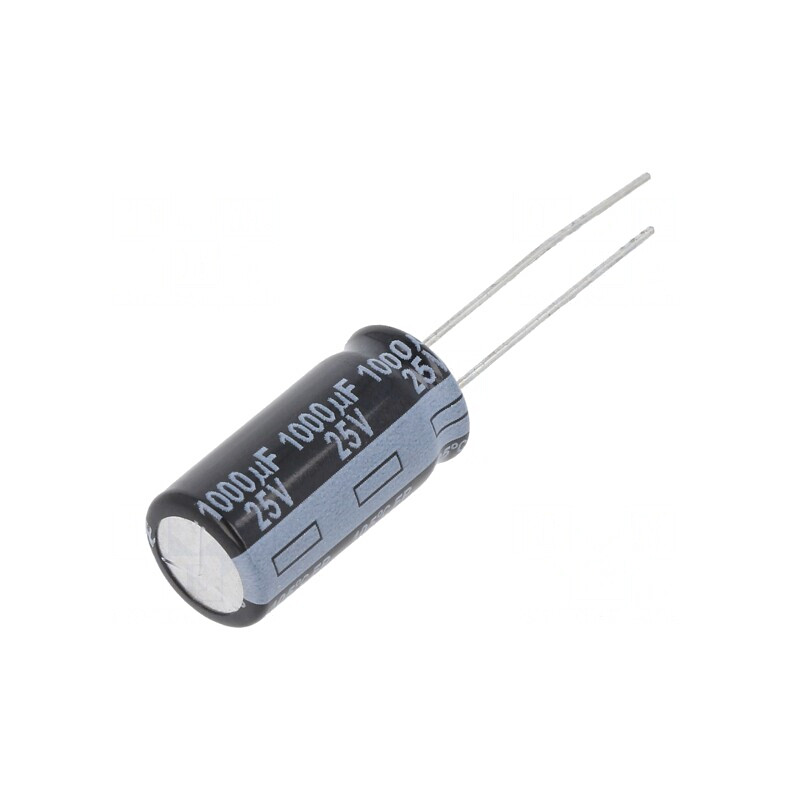 Condensator Electrolitic THT 1000uF 25V 10x20mm | Electronic-mag.ro | Componente Electronice