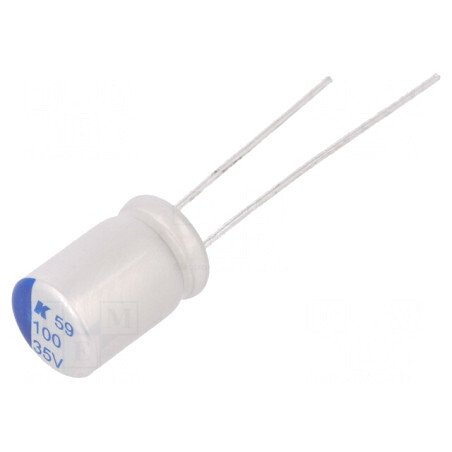 Condensator Polimeric 100uF 35V THT | Electronic-mag.ro | Componente Electronice