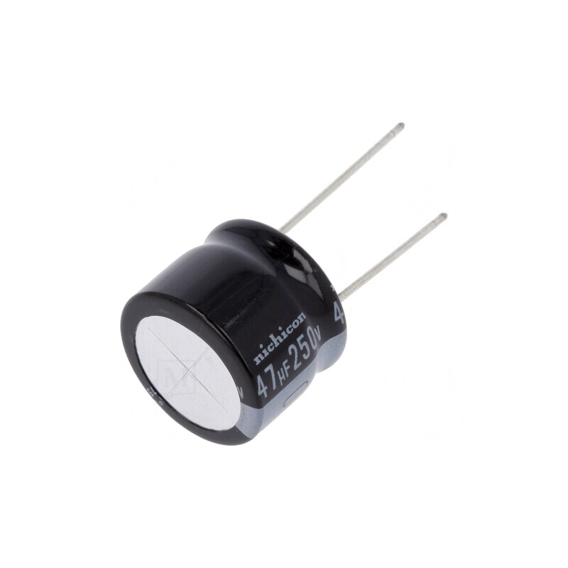 Condensator Electrolitic THT 47uF 250V 20x15mm | Electronic-mag.ro | Componente Electronice