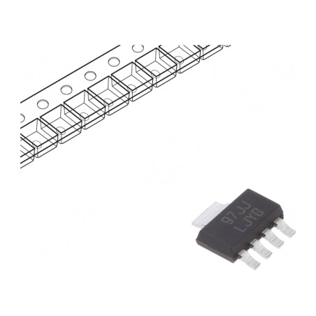 Stabilizator Tensiune LDO 3,3V 0,5A SMD | Electronic-mag.ro | Componente Electronice
