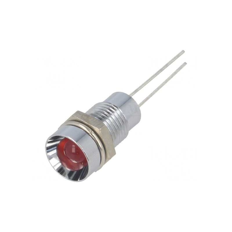 Lampă LED concavă roşie Ø8,2mm IP40 pentru PCB | Electronic-mag.ro | Componente Electronice Lampă LED concavă roşie Ø8,2mm IP40 pentru PCB | Electronic-mag.ro | Componente Electronice