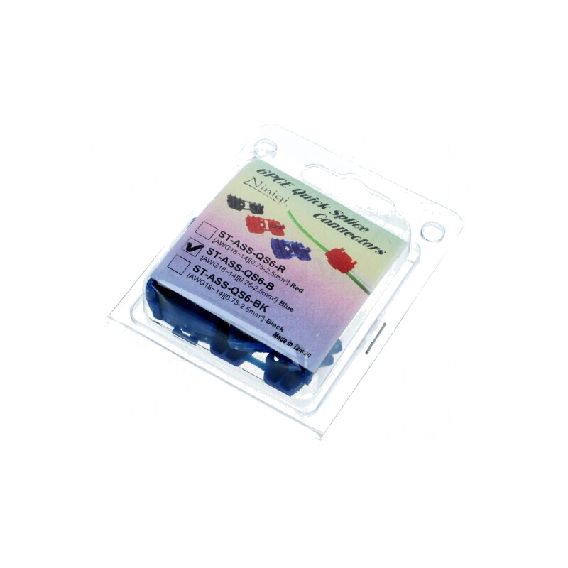 Conector IDC Rapid 0,75-2,5mm² Albastru - Set 6 Buc. | Electronic-mag.ro | Componente Electronice