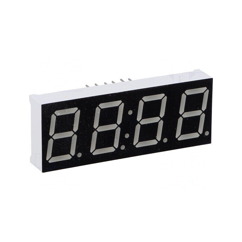 Afișaj LED 7 Segmente 14,2mm 4 Digiti Ambră | Electronic-mag.ro | Componente Electronice Afișaj LED 7 Segmente 14,2mm 4 Digiti Ambră | Electronic-mag.ro | Componente Electronice