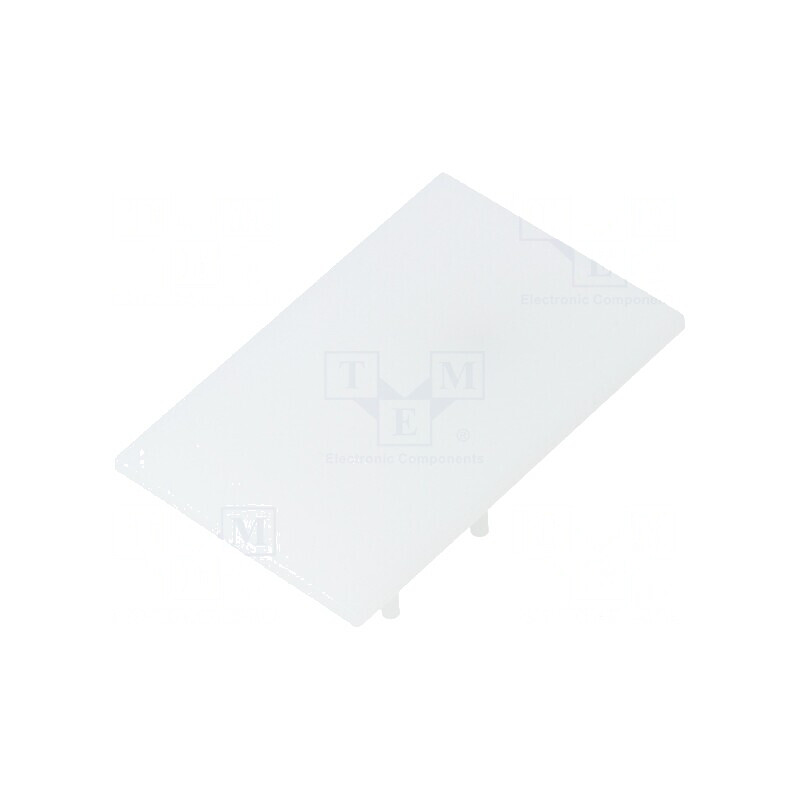 Obturator Lăptos pentru Profil LED 2 Buc Plexiglass PMMA | Electronic-mag.ro | Componente Electronice