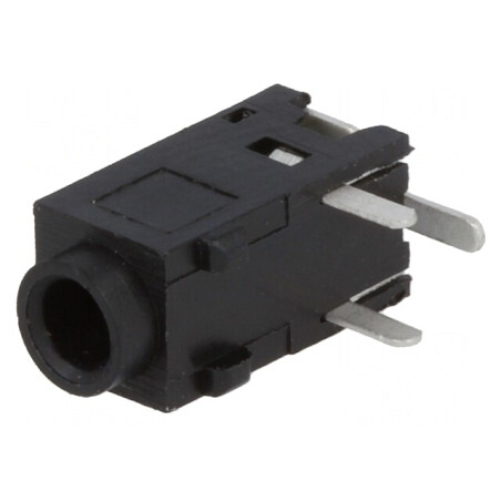 Soclu Jack 2,5mm Stereo PCB 90° | Electronic-mag.ro | Componente Electronice