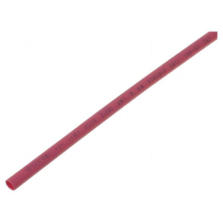 Manșon Termocontractabil Roșu 25,4mm 1m | Electronic-mag.ro | Componente Electronice