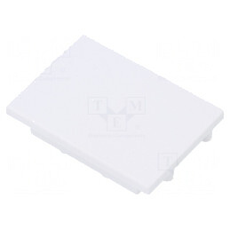 Obturator Alb pentru Profile LED, Set 2 Buc, ABS VARIO30-05 | Electronic-mag.ro | Componente Electronice