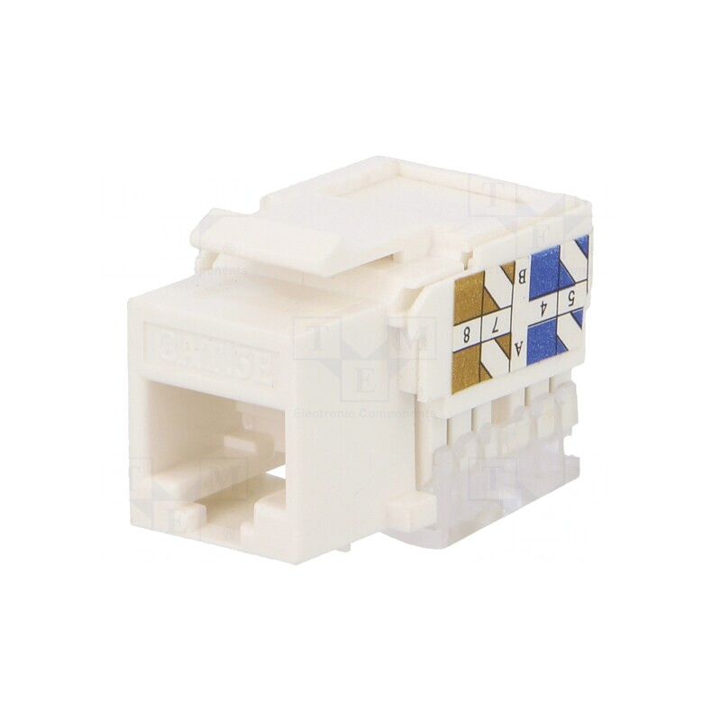 Soclu RJ45 Cat 5e Keystone 8p8c Neecranat | Electronic-mag.ro | Componente Electronice