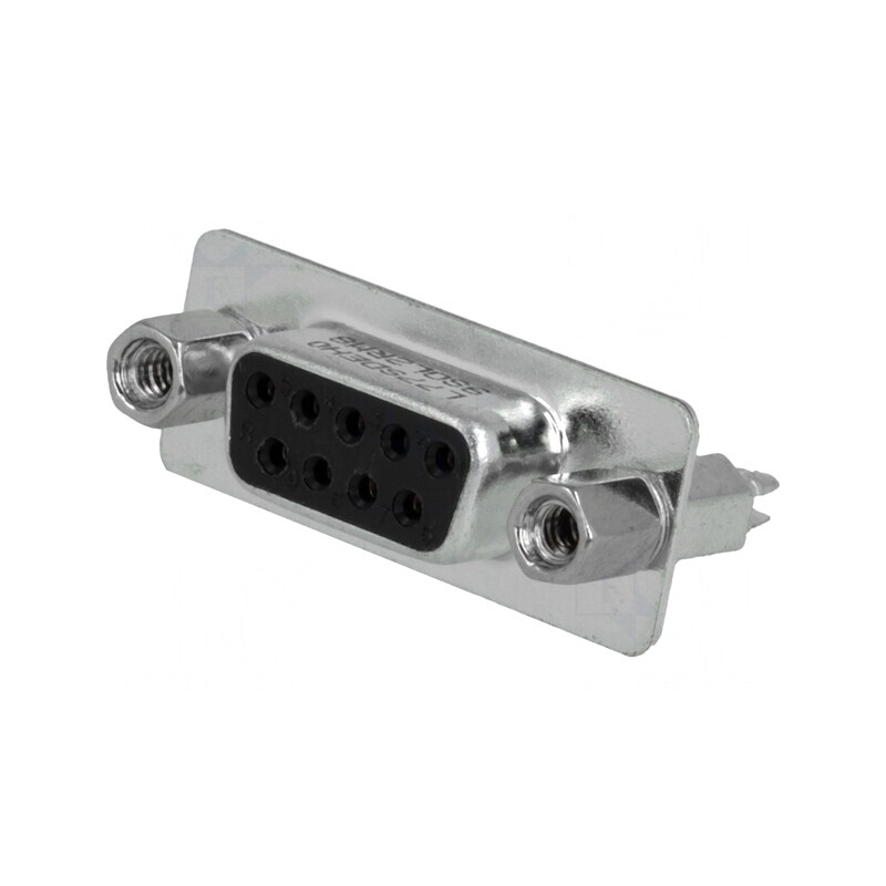 Conector D-Sub 9 Pin Mufă pentru PCB THT 5A | Electronic-mag.ro | Componente Electronice