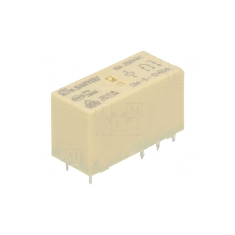 Releu Electromagnetic SPDT 24VDC 16A | Electronic-mag.ro | Componente Electronice