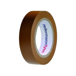 Bandă Electroizolantă Maro 15mm x 10m Folie PVC | Electronic-mag.ro | Componente Electronice