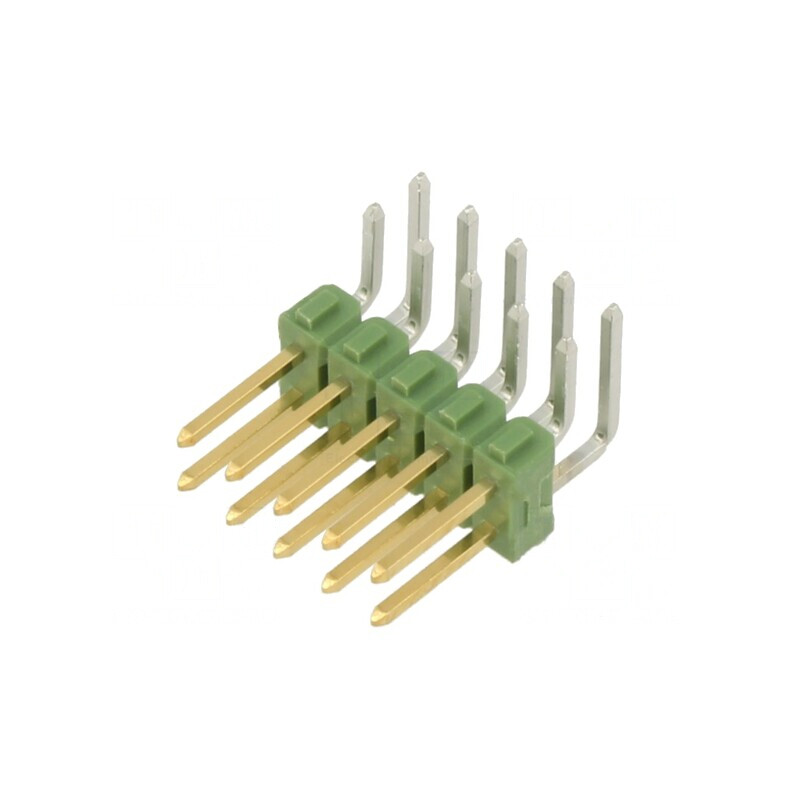 Conector Tată 10-Pini AMPMODU MOD II 90° | Electronic-mag.ro | Componente Electronice
