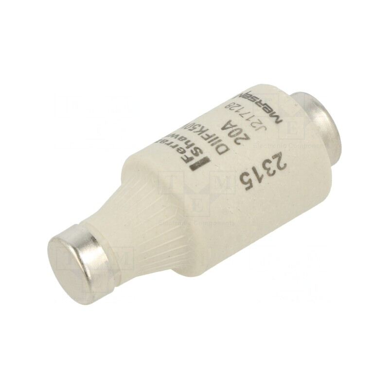 Siguranță Industrială gG 20A 500V DII | Electronic-mag.ro | Componente Electronice