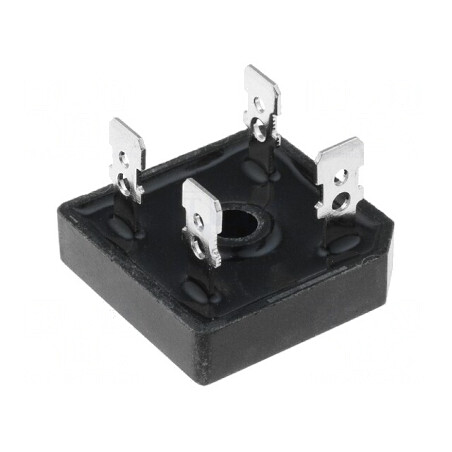 Punte Redresoare Monofazată 100V 25A 350A THT | Electronic-mag.ro | Componente Electronice