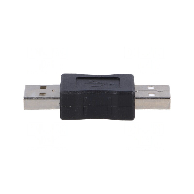 Adaptor USB 2.0 USB A Negru Nichelat | Electronic-mag.ro | Componente Electronice Adaptor USB 2.0 USB A Negru Nichelat | Electronic-mag.ro | Componente Electronice