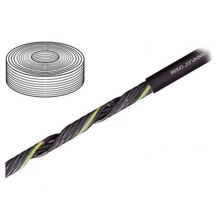 Cablu de Control Chainflex CF880 3G0,5mm2 PVC Negru | Electronic-mag.ro | Componente Electronice