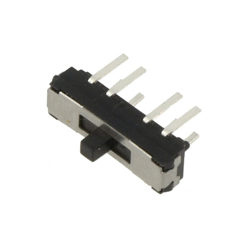 Comutator Glisant 3 Pozitii ON-ON-(ON) 0.3A 6VDC THT | Electronic-mag.ro | Componente Electronice