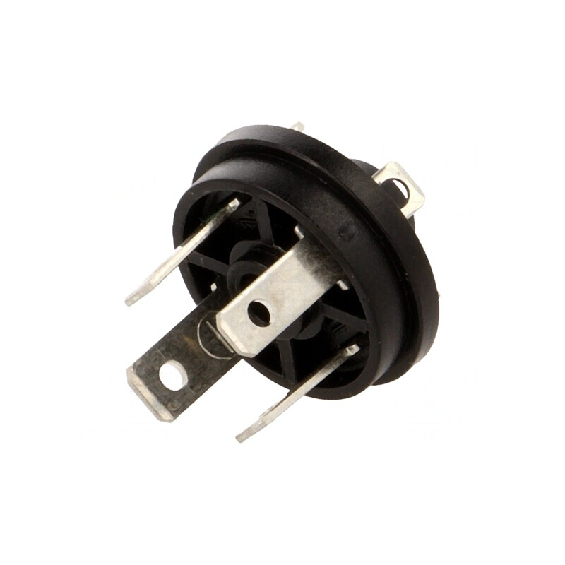 Conector Cu Valvă Soclu Format C 9.4mm 4 Pin Drept 6A | Electronic-mag.ro | Componente Electronice