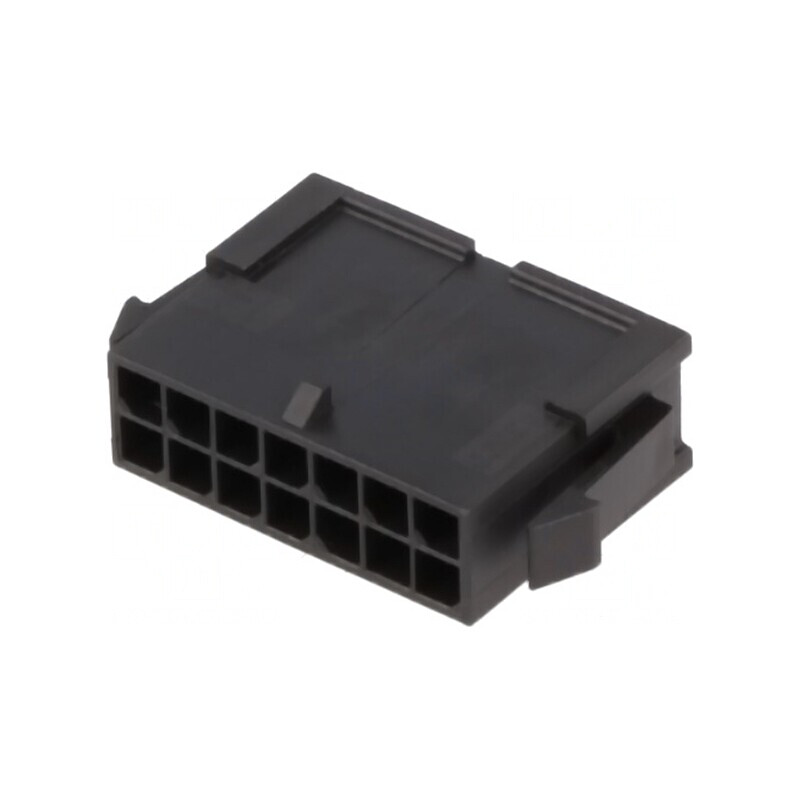 Mufă Cablu-Cablu Micro-Fit 3.0 3mm 14 PIN Fără Contacte | Electronic-mag.ro | Componente Electronice