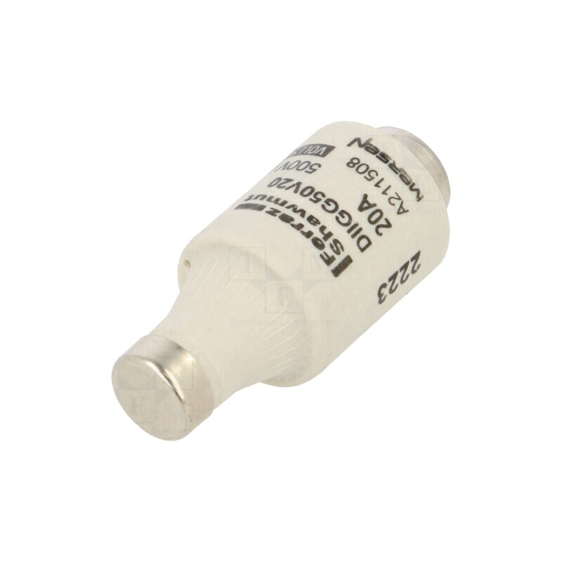 Siguranță gG 20A 500V Industrial DII | Electronic-mag.ro | Componente Electronice