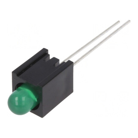 LED Verde 5mm 20mA 60° 15-30mcd | Electronic-mag.ro | Componente Electronice