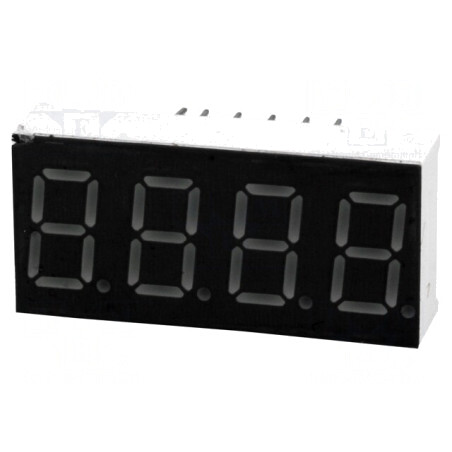 Display LED 7 Segmente 9.2mm 4 Digit Roșu | Electronic-mag.ro | Componente Electronice