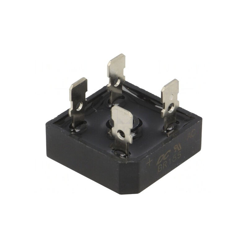 Punte Redresoare Monofazat 600V 15A BR-25 | Electronic-mag.ro | Componente Electronice