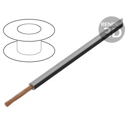 Cablu FLRY-B 0,5mm2 Cu PVC Gri-Negru 60V | Electronic-mag.ro | Componente Electronice