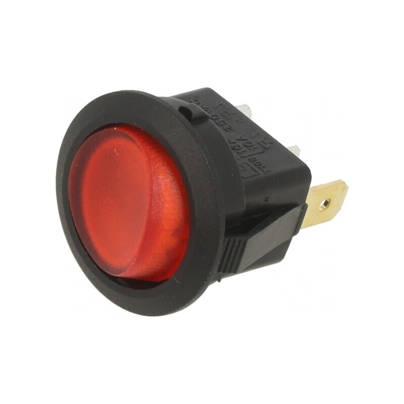 Rocker Switch Transparent OFF-ON 16A 125VAC | Electronic-mag.ro | Componente Electronice