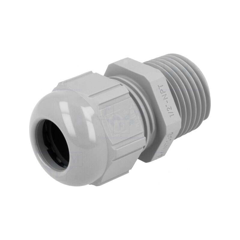 Garnitură Etanșare Poliamidă Gri NPT1/2 IP68 | Electronic-mag.ro | Componente Electronice