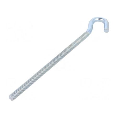Cârlig în unghi oțel zinc 185mm | Electronic-mag.ro | Componente Electronice