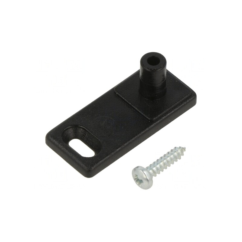 Suport Fixare Perete Negru pentru Carcase | Electronic-mag.ro | Componente Electronice