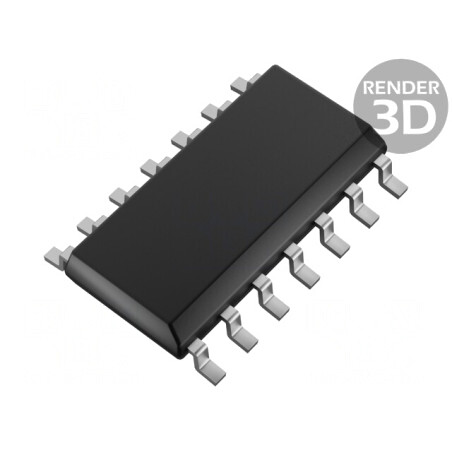 Digital Buffer Non-Inverting 6-Channel CMOS SMD SO14 2-6V | Electronic-mag.ro | Componente Electronice