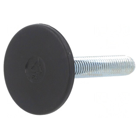 Picioruș Rigid Tehnopolimer PA 40mm M10 | Electronic-mag.ro | Componente Electronice