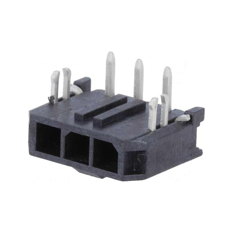 Conector Tată Micro-Fit 3.0 3mm 3 Pin THT | Electronic-mag.ro | Componente Electronice