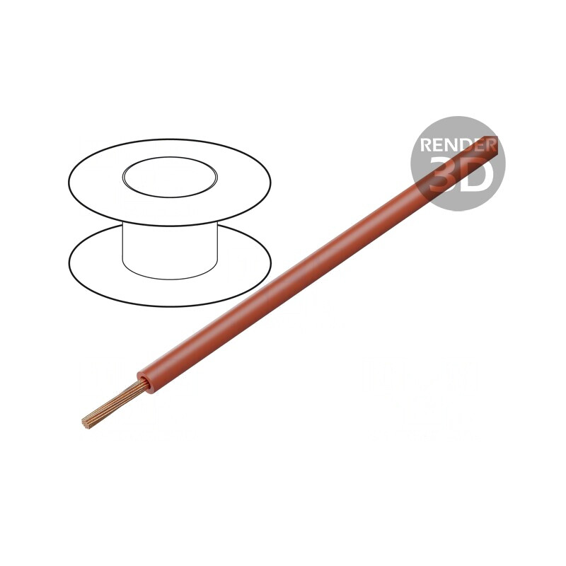 Cablu Flexibil Cupru 1x0.5mm² Roșu 500V 10A | Electronic-mag.ro | Componente Electronice