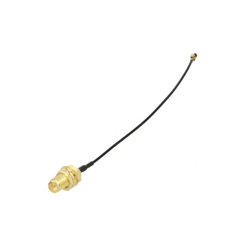 Cablu IPEX RP-SMA Negru 0,1m | Electronic-mag.ro | Componente Electronice