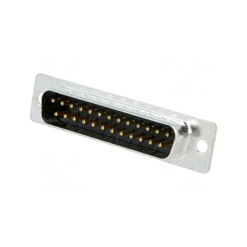Conector D-Sub 25 PIN Soclu Tată PCB THT 3A 250V | Electronic-mag.ro | Componente Electronice