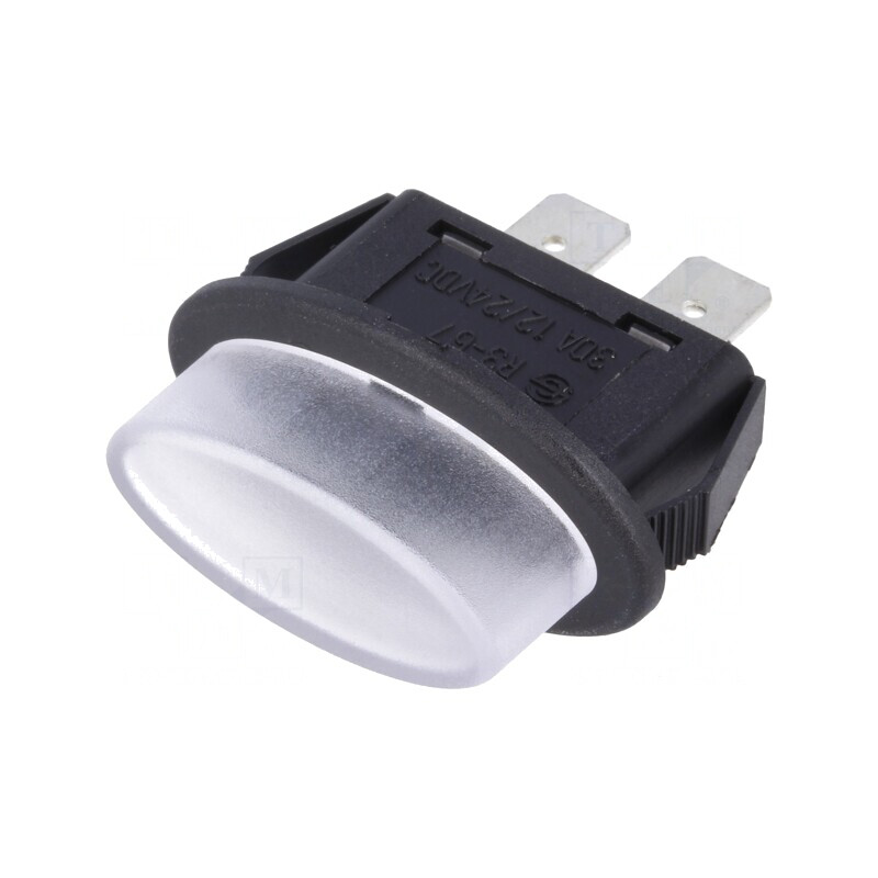 Clema panou 19mm 30A cu clichet neagră | Electronic-mag.ro | Componente Electronice
