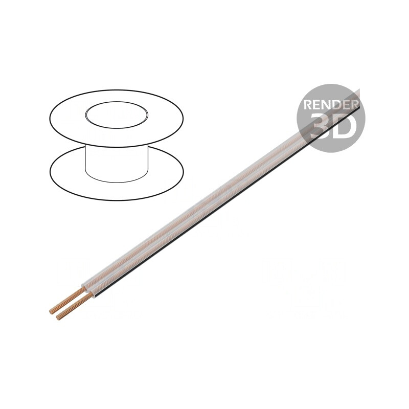Cablu Difuzor BiTsound 2x2.5mm Cu | Electronic-mag.ro | Componente Electronice