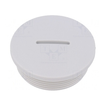 Capac de protecție IP54 poliamidă gri 13mm | Electronic-mag.ro | Componente Electronice