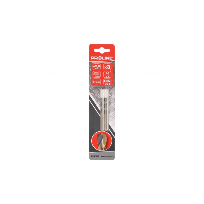Burghiu Metal 3mm HSS 3 Buc Blister | Electronic-mag.ro | Componente Electronice